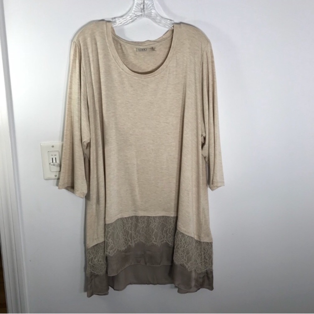 LOGO by Lori Goldstein 3x layered look top